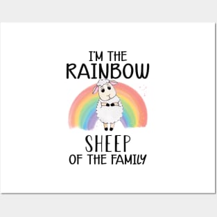 LGBT - I'm the rainbow sheep of the family Posters and Art